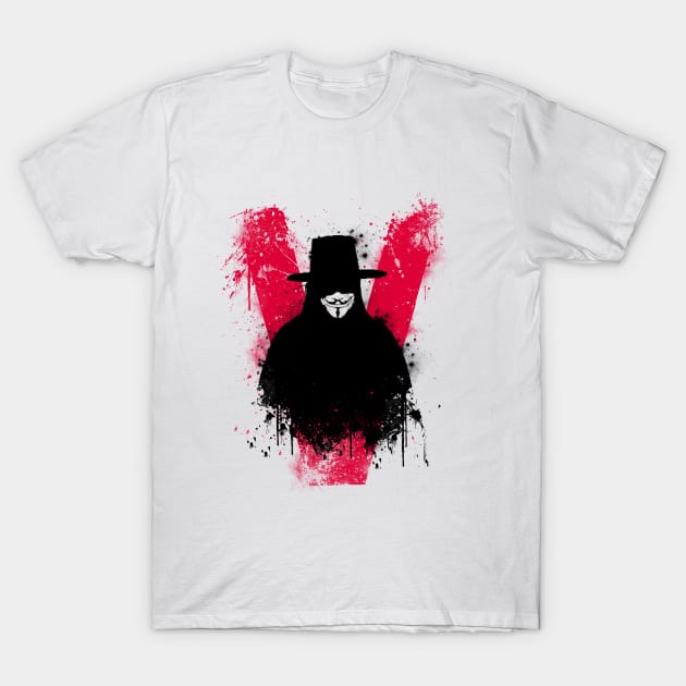 V for Vendetta T-Shirt by Genesis993